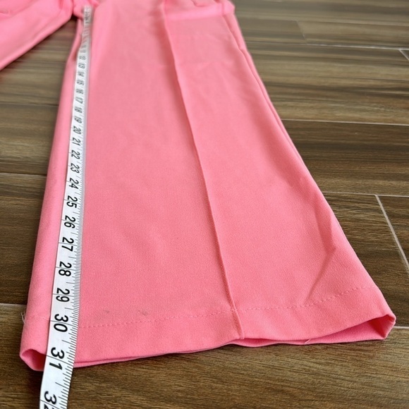NWT Venus Straight Leg Belted Trousers in Pink, 2 - Picture 6 of 13